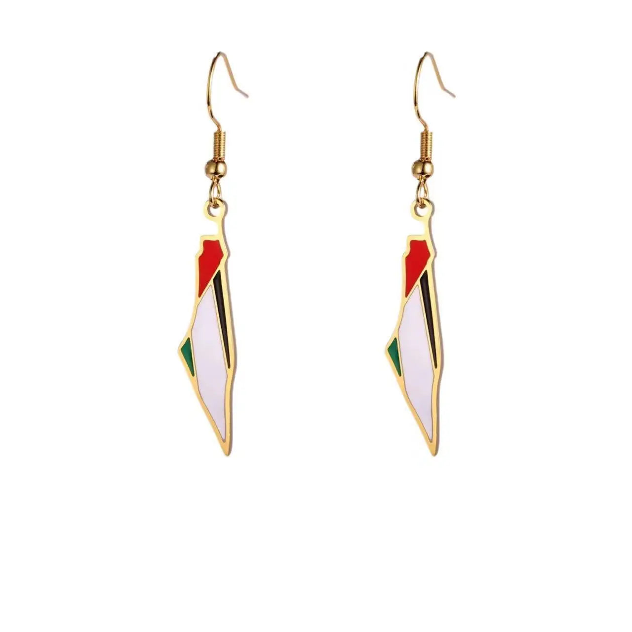 Palestine Map Earring