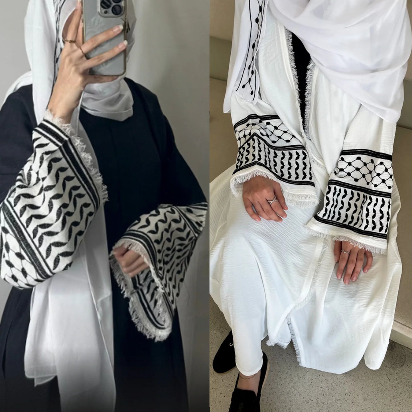 Palestinian Embroidered Ramadan Abaya